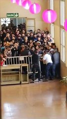 La Franja Morada (UCR y PRO) contrataron patovicas para pegarle a los estudiantes en la Facultad de Derecho