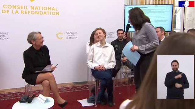 Rencontres jeunesse de Matignon: Ce que vous avez fait, Madame la Première ministre, c’est du mépris social reproche une jeune femme à Élisabeth Borne