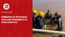 Bombeiros de Apucarana realizam treinamento de busca aquática