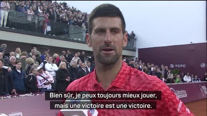 Banja Luka - Djokovic : "Une victoire est une victoire"