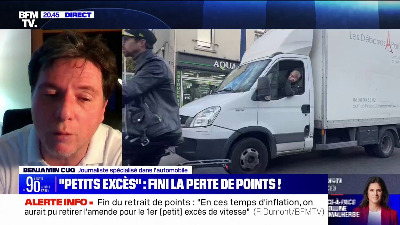 Petits excès de vitesse: "5 km/h d'excès de vitesse sur l'autoroute, ce n'est rien, mais 5 km/h aux abords d'une école, c'est une catastrophe" pour Benjamin Cuq