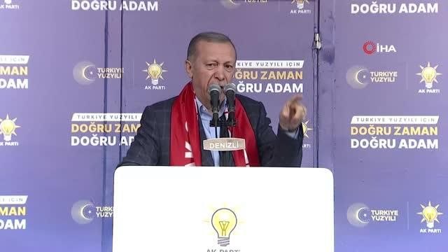 Cumhurbaşkanı Erdoğan: 20 yılda Denizli'ye 70 milyarlık yatırım yaptık
