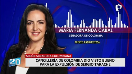 Cancillería de Colombia dio visto bueno para la expulsión de Sergio Tarache