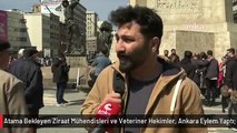 Atama Bekleyen Ziraat Mühendisleri ve Veteriner Hekimler, Ankara Eylem Yaptı: 