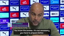 'You have to prepare better!' - Guardiola snaps at journalist over Bellingham
