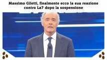 Massimo Giletti, finalmente ecco la sua reazione contro La7 dopo la sospensione (1)