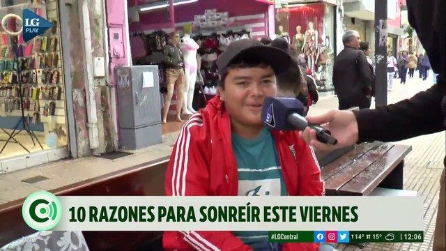 Matías Auad sale a la calle para buscar 10 razones para sonreír este viernes