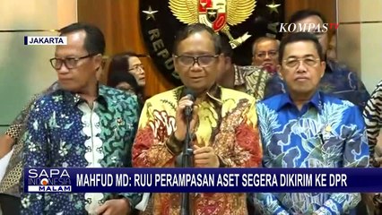 Mahfud MD Ungkap Daftar Instansi yang Telah Memparaf Draf RUU Perampasan Aset