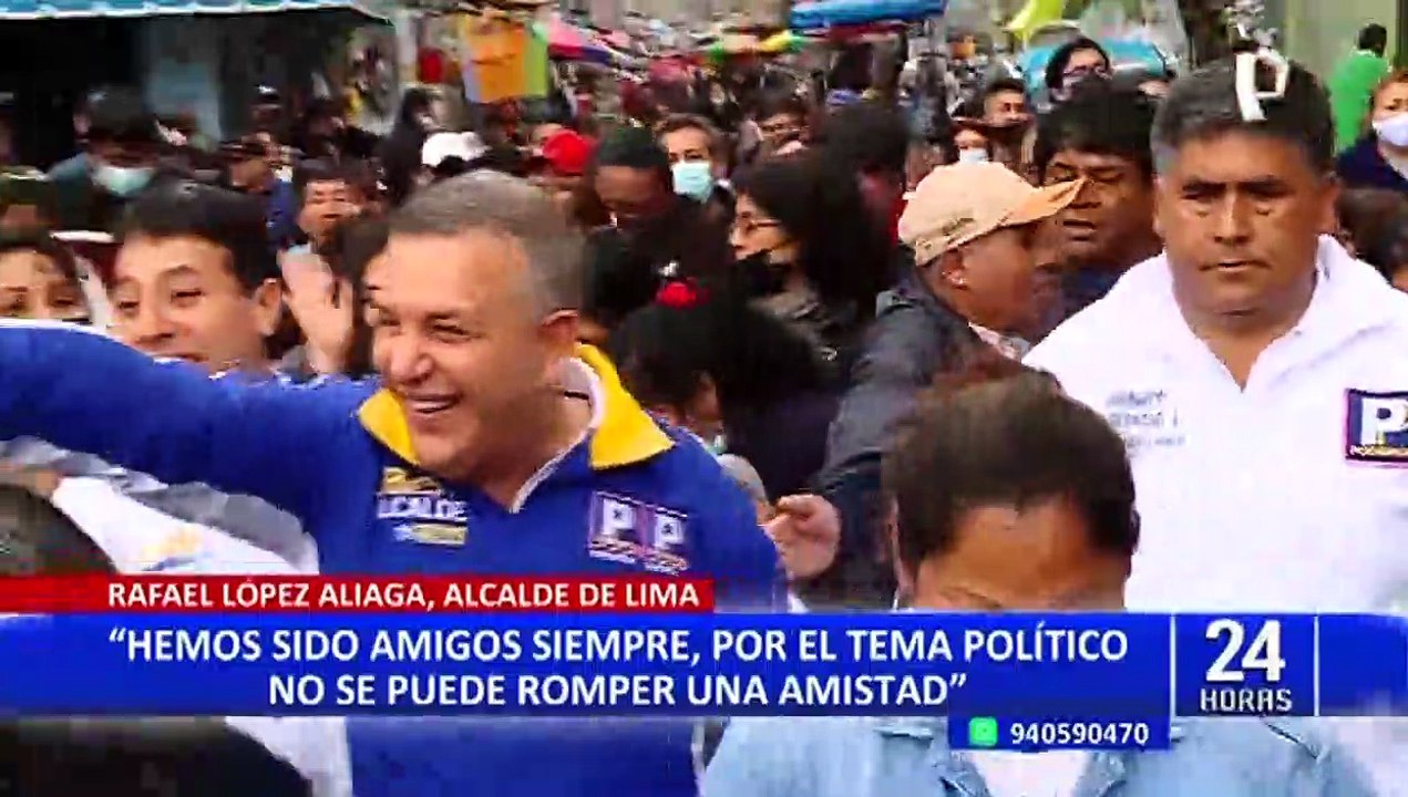 Rafael López Aliaga sobre situación de Daniel Urresti: “Es militar y sabe cómo defenderse”