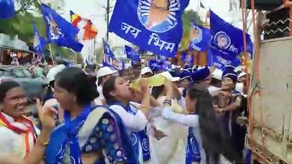 जय भीम के नारों से गंूजा शहर, हमेशा यादों में रहेंगे बाबा साहेब