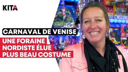 Une foraine nordiste élue “plus beau costume” du Carnaval de Venise