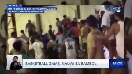 Basketball game, nauwi sa rambol | Saksi