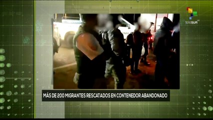 Conexión Global 14-04: México: Rescatan 209 migrantes en contenedor abandonado