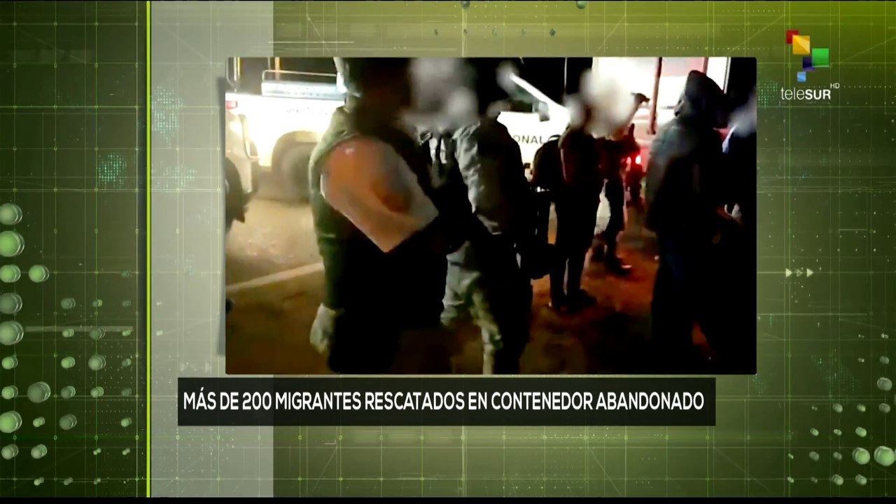 Conexión Global 14-04: México: Rescatan 209 migrantes en contenedor abandonado
