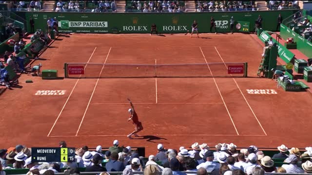 Highlights: Rune überrumpelt Medwedew
