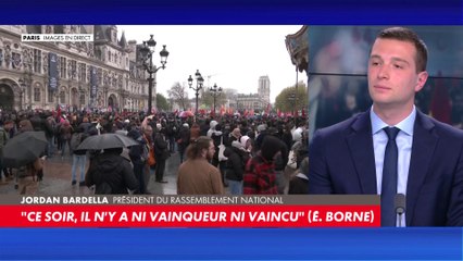 Jordan Bardella : «Je me demande comment un président de la République peut laisser un tel niveau de violence»