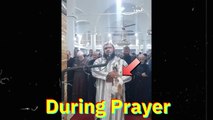 Cat Climb On Imam's Shoulder & Kisses Him During Prayer _ Cat And Imam Viral_HD