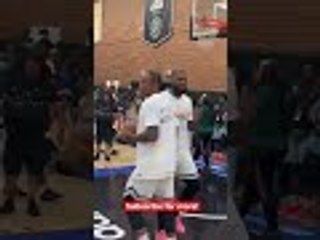 LeBron and DeMar at the Drew League! | #Shorts