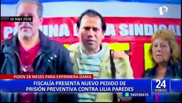 Lilia Paredes: Fiscalía solicita 28 meses de prisión preventiva por caso Anguía