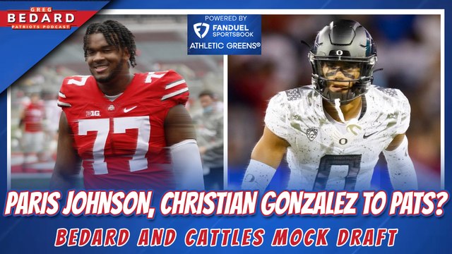 GREG BEDARD MOCK DRAFT: Patriots Draft Paris Johnson Jr., Christian Gonzalez?