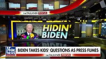 Biden takes questions from kids as press fumes at Karine Jean-Pierre