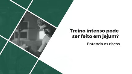 Download Video: Treino intenso pode ser feito em jejum? Entenda os riscos