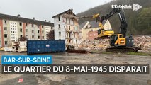 À Bar-sur-Seine, les immeubles du quartier du 8-Mai-1945 disparaissent