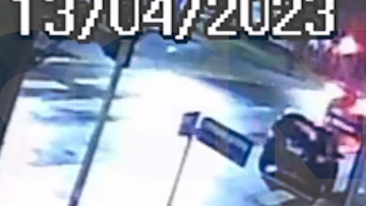 Imagens impressionantes mostram acidente em que motociclista ficou ferido na Avenida Brasil