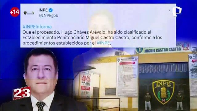 Hugo Chávez Arévalo, exgerente de Petroperú, fue trasladado al penal Miguel Castro Castro