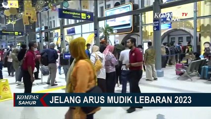 Jumlah Pemudik Keberangkatan dari Stasiun Pasar Senen Capai 23 Ribu Orang!