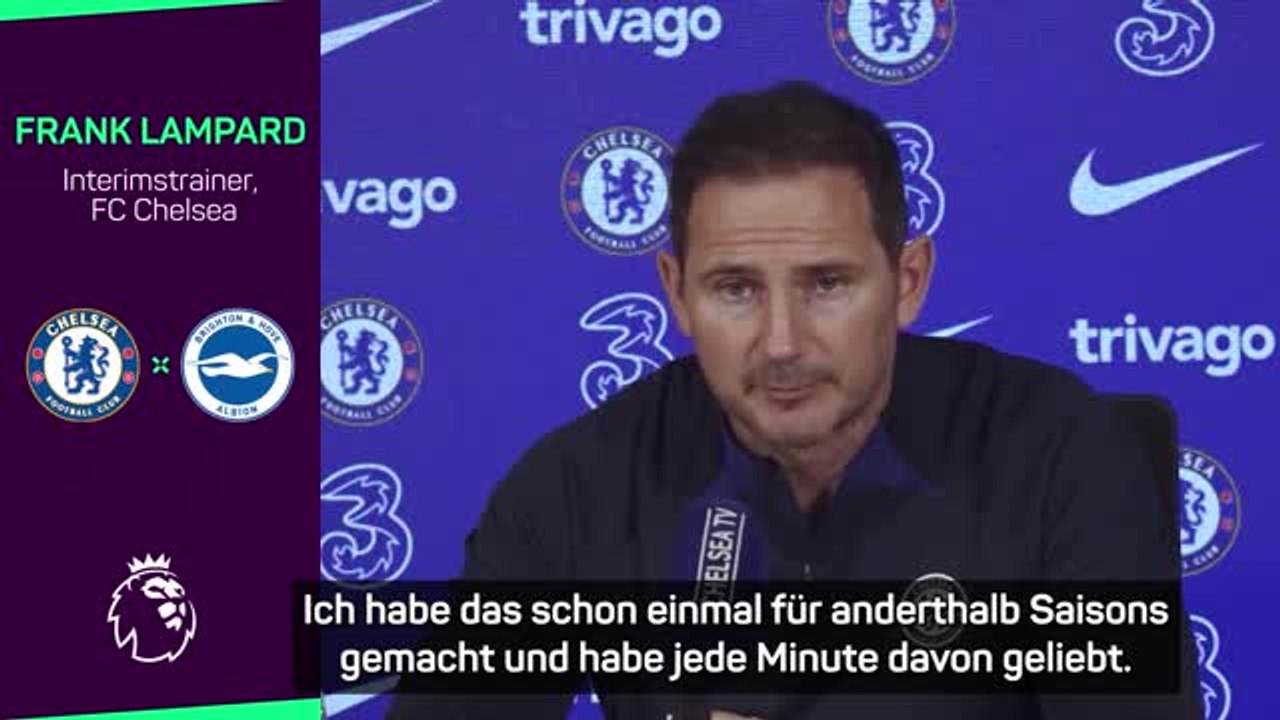 Lampard: 'Werde mein ernstes Gesicht aufsetzen'