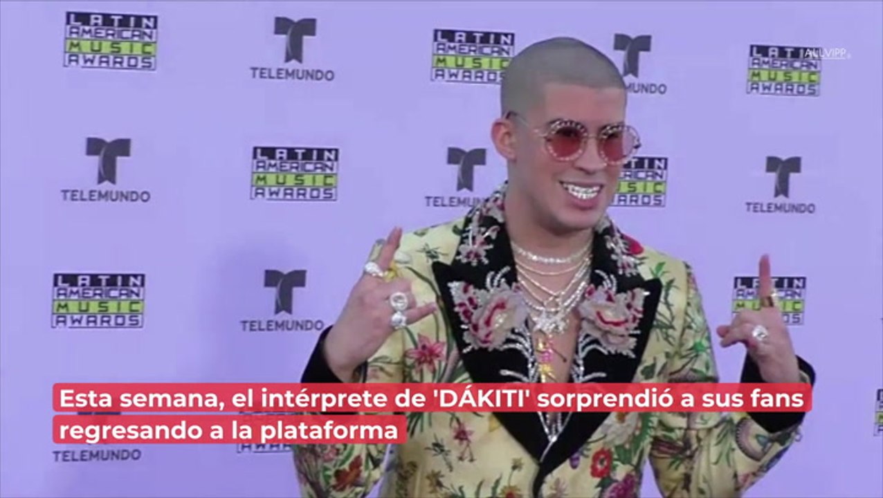 Bad Bunny reaparece en redes: "tengo mucho que decirles, pero mejor les digo mañana"