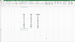 Find Min, Max, Avg & Sorting in MS Excel | MS Excel Formula | Sorting in MS Excel | Programming Hub