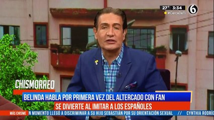 Belinda habla de su altercado con un fan