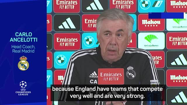 Ancelotti not bothered by Manchester City's Champions League 'favourites' status