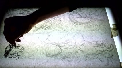 Art Timelapse: Pencil and Charcoal for Page 119