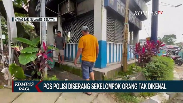 Penyerangan dan Pembakaran Pos Polisi di Makassar oleh OTK, Pelaku Diburu Polisi!