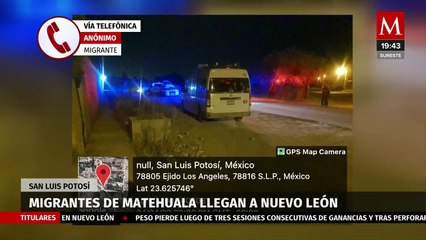 En un momento nos separaron de nuestras familias: migrante secuestrada en Matehuala