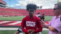 Louisville WR Ahmari Huggins-Bruce Talks Spring Practice (4/14/2023)