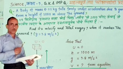 Class 9, Science, important Q, G. K