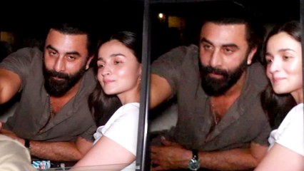 Ranbir Kapoor And Alia Bhatt Spotted On Their 1st Wedding Anniversary