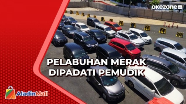 H-8 Lebaran, Pelabuhan Merak Mulai Dipadati Pemudik
