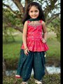 Girls  patiala salwar and frock design 2023
