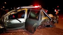 Homem morre após ser ejetado de veículo em capotamento na BR-277 em Cascavel