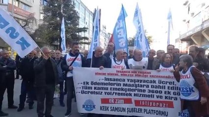 Kesk Samsun Şubesi'nden Hayat Pahalılığına Protesto: "Marketleri Müze Gezer Gibi Geziyoruz"