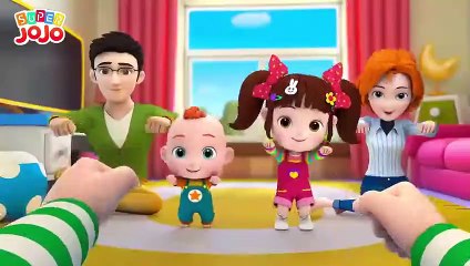 Follow the Leader Game | Clap Your Hands | Games at Home | Super JoJo -Nursery Rhymes & Kids Songs