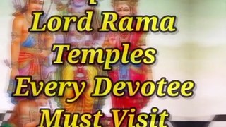 Top 10 Lord Rama Temples Every Devotee must Visit