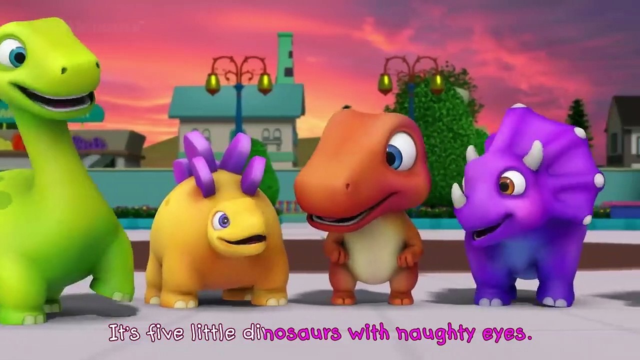 Counting Numbers 1 To 5 Song - Jumblikans Numbers Song - ChuChu TV Dinosaur Cartoon for Children