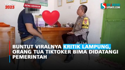 Buntut Viralnya Kritik Lampung, Orang Tua Tiktoker Bima Didatangi Pemerintah