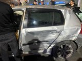 Bayrampaşa'da feci kaza: Araç takla attı o anlar kameraya böyle yansıdı